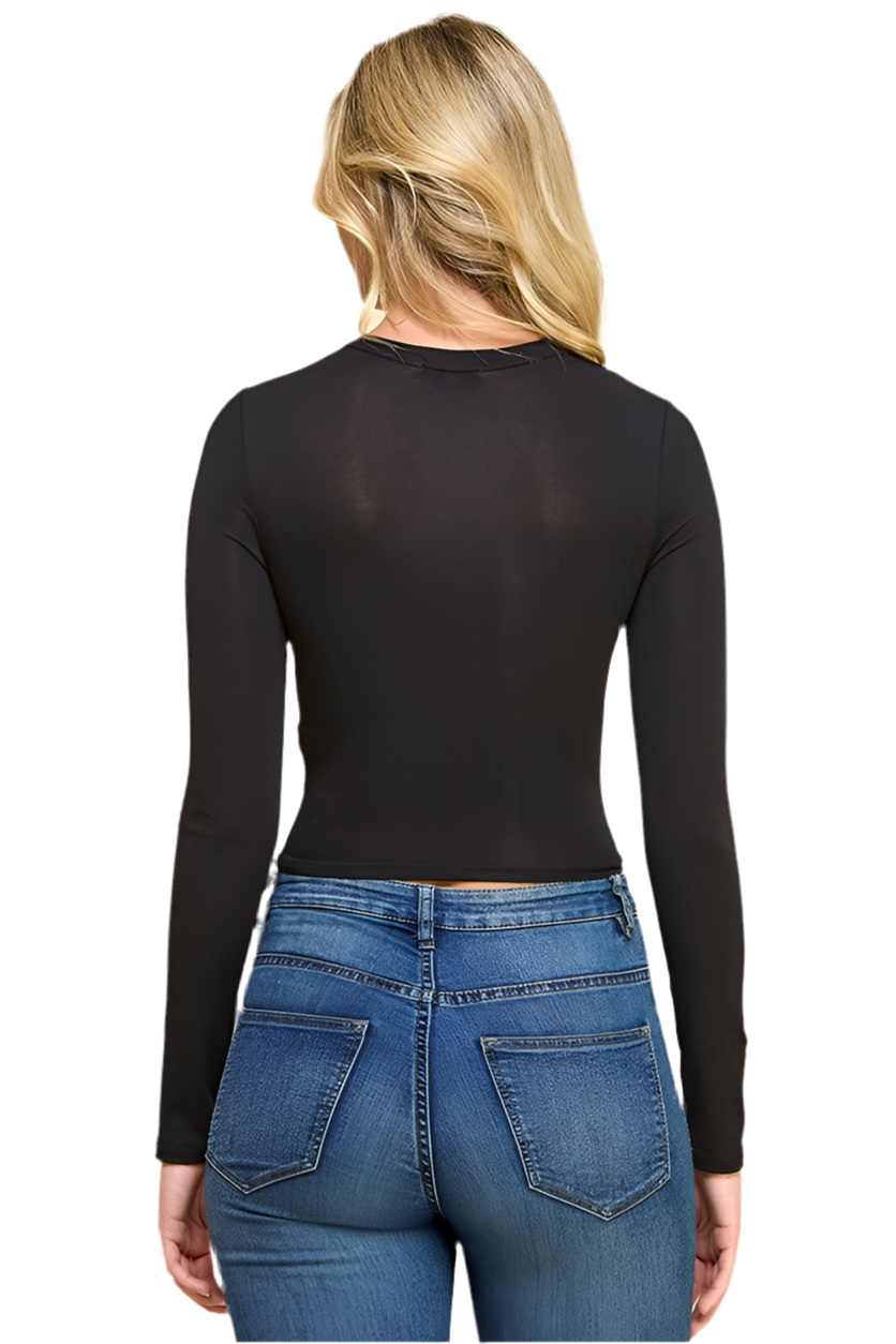 Cut Out Crop Top