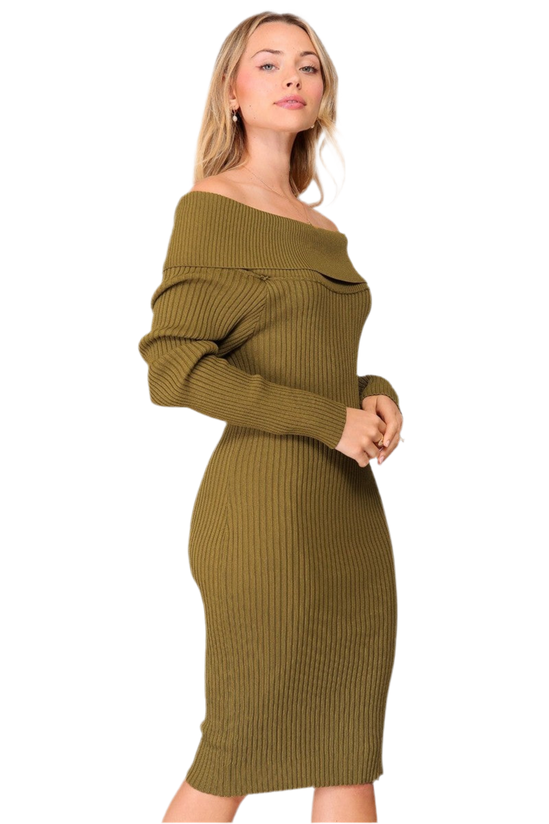 Off the shoulder dress